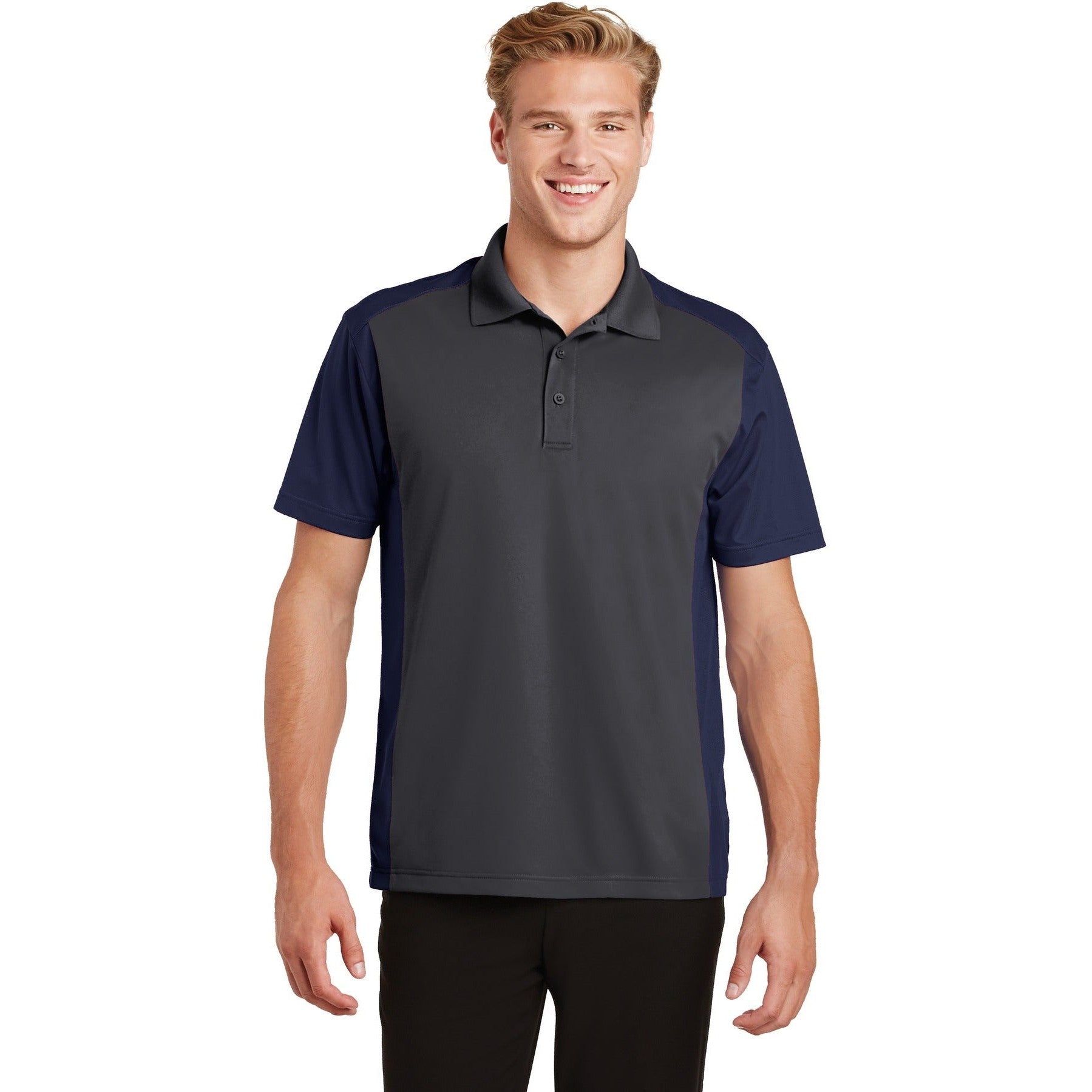 Sport-Tek-Sport-Tek® Colorblock Micropique Sport-Wick® Polo. ST652-MedTech-5